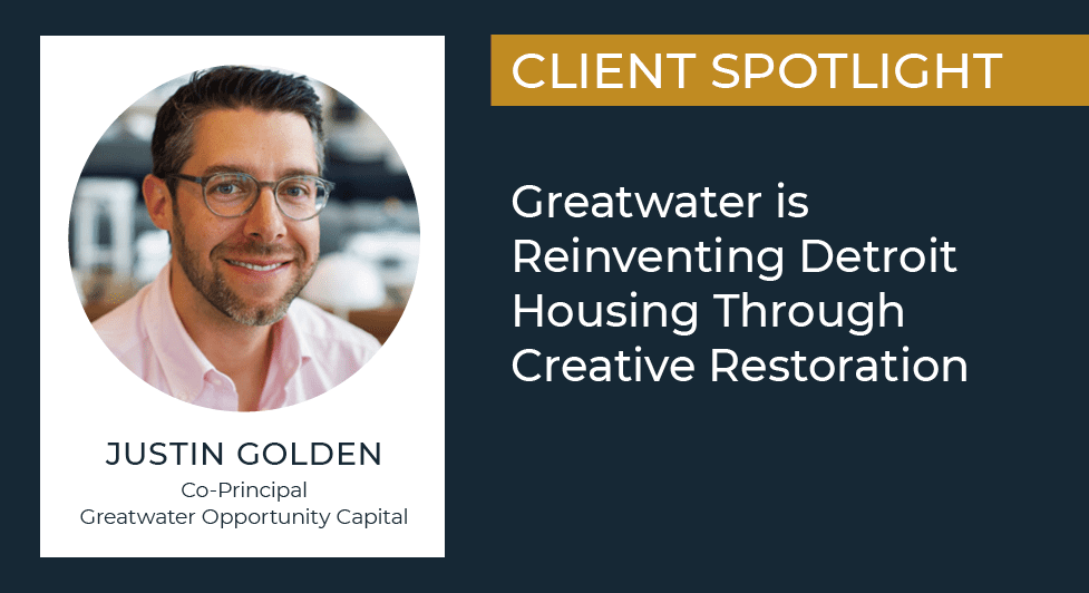 Lument Client Spotlight, Greatwater Opportunity Capital