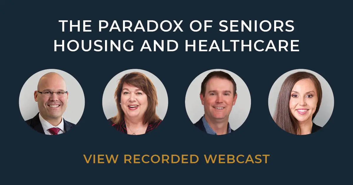 In Conversation Webinar - Seniors Housing &Amp; Healthcare